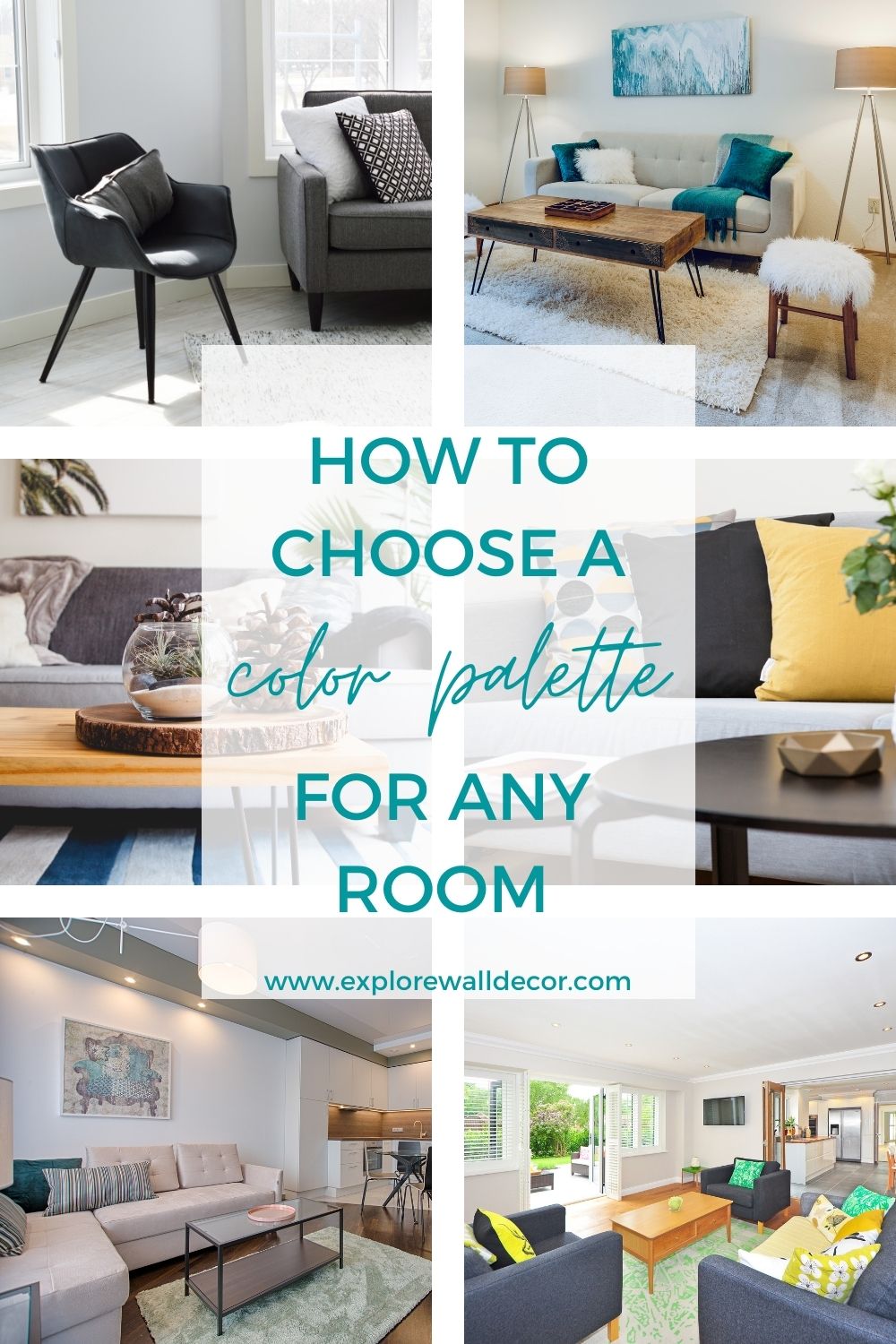 How To Choose A Color Palette For Any Room In Your Home - Explore Wall ...