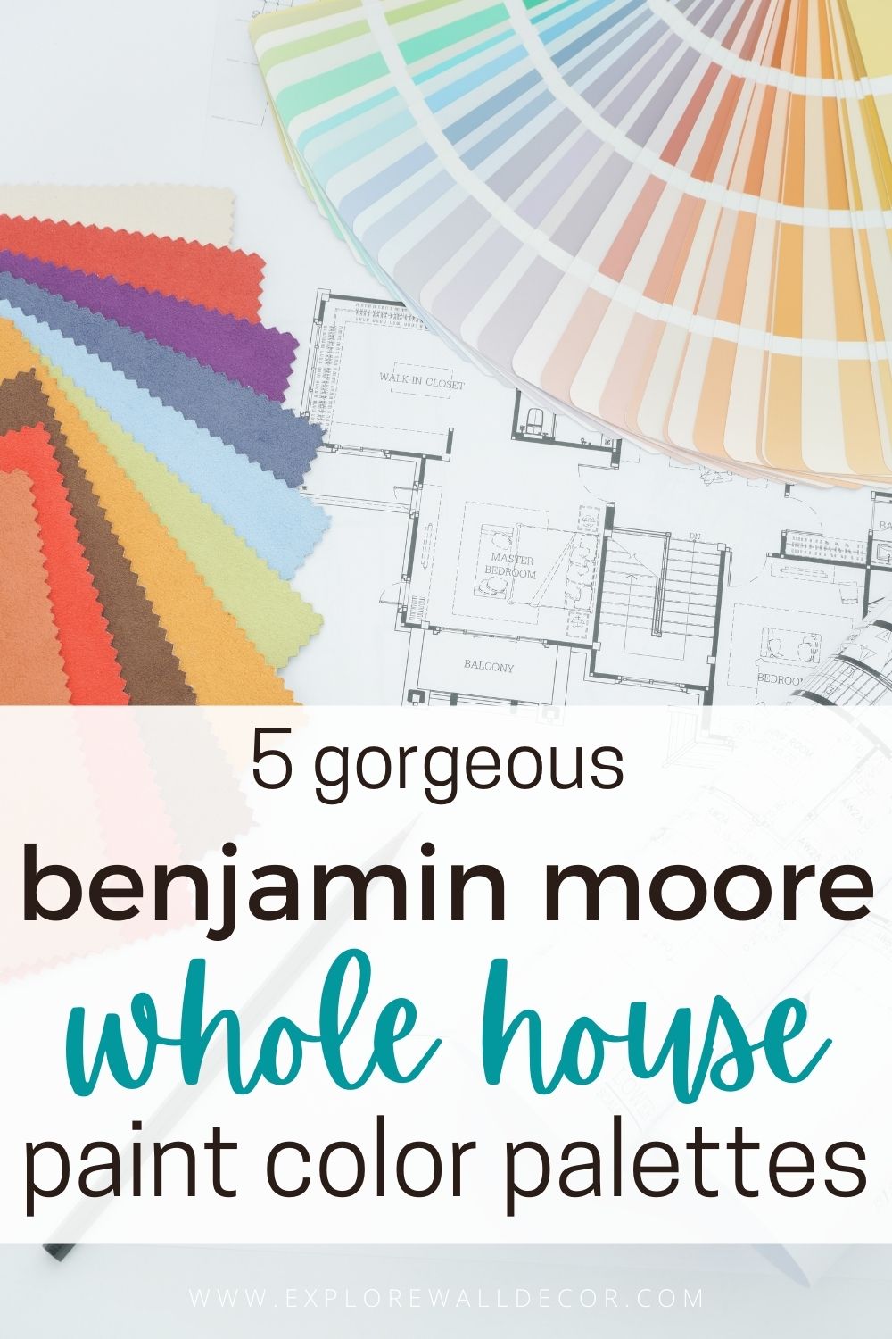 5 Great Options for a Whole House Color Palette from Benjamin Moore