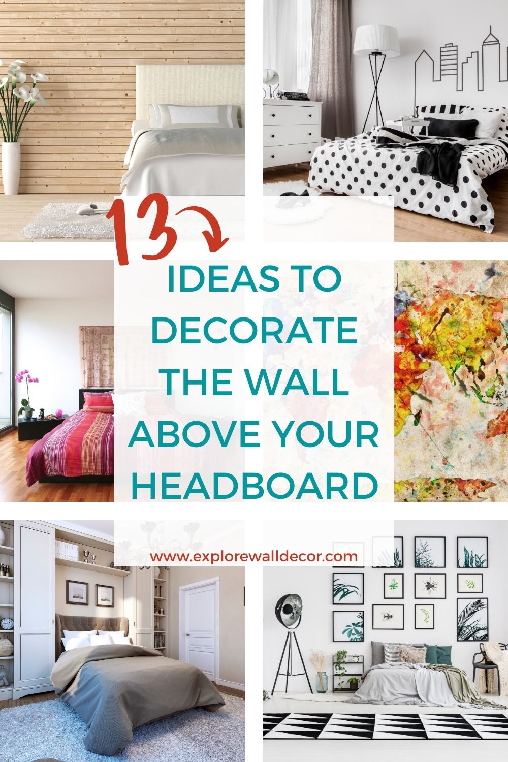 13 Stylish Ideas for Decorating the Wall Behind Your Headboard
