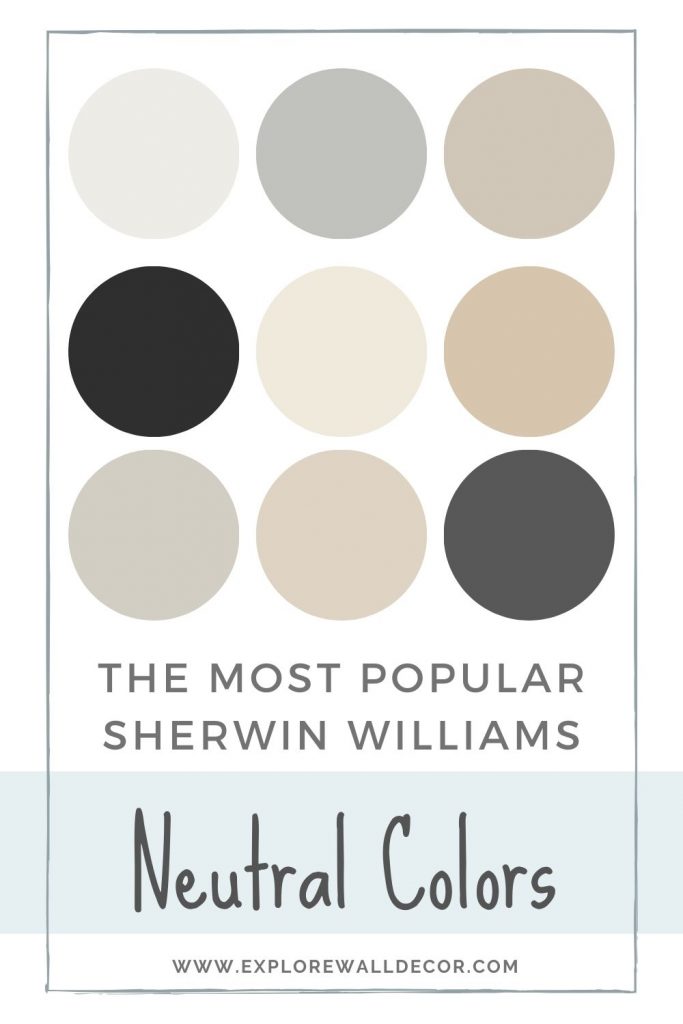 Modern Farmhouse Color Scheme Sherwin Williams Paint Neutral