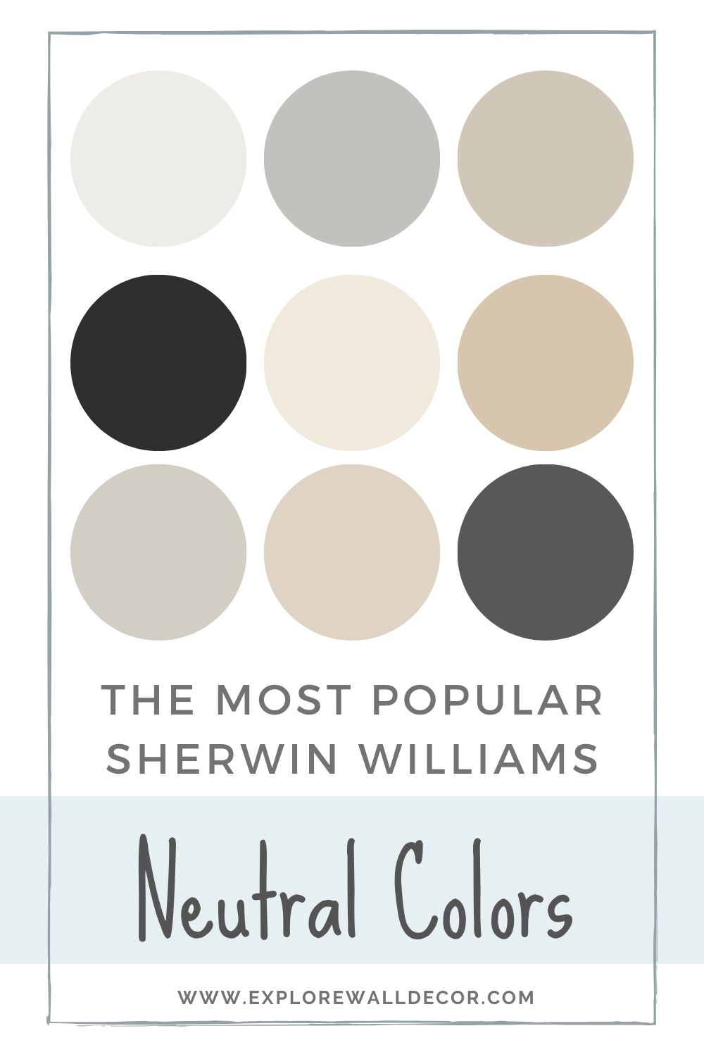 What Are The Most Popular Sherwin Williams Neutral Colors 