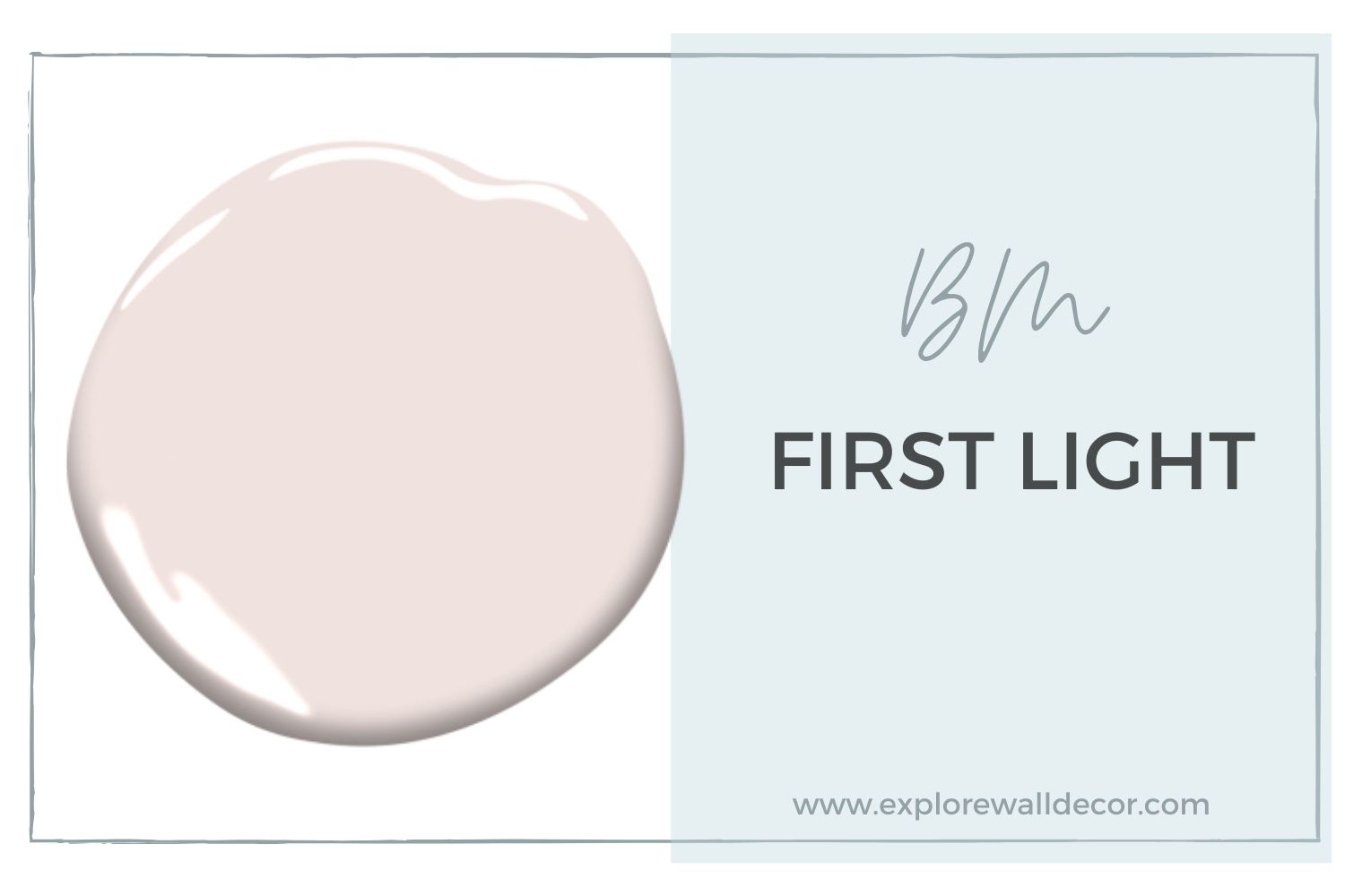Benjamin First Light Paint Color Review - Explore Wall Decor
