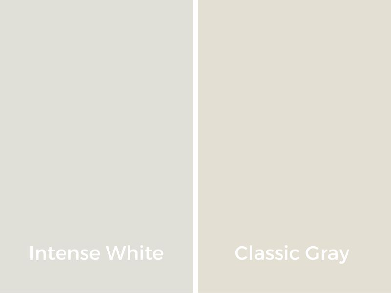 intense white vs classic gray