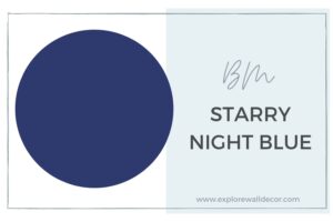 Color Spotlight: Starry Night Blue By Benjamin Moore - Explore Wall Decor