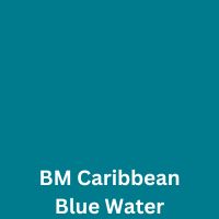 bm caribbean blue water teal paint color splash