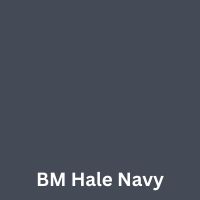 bm hale navy paint color sample