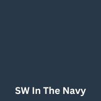 sw in the navy paint color sample