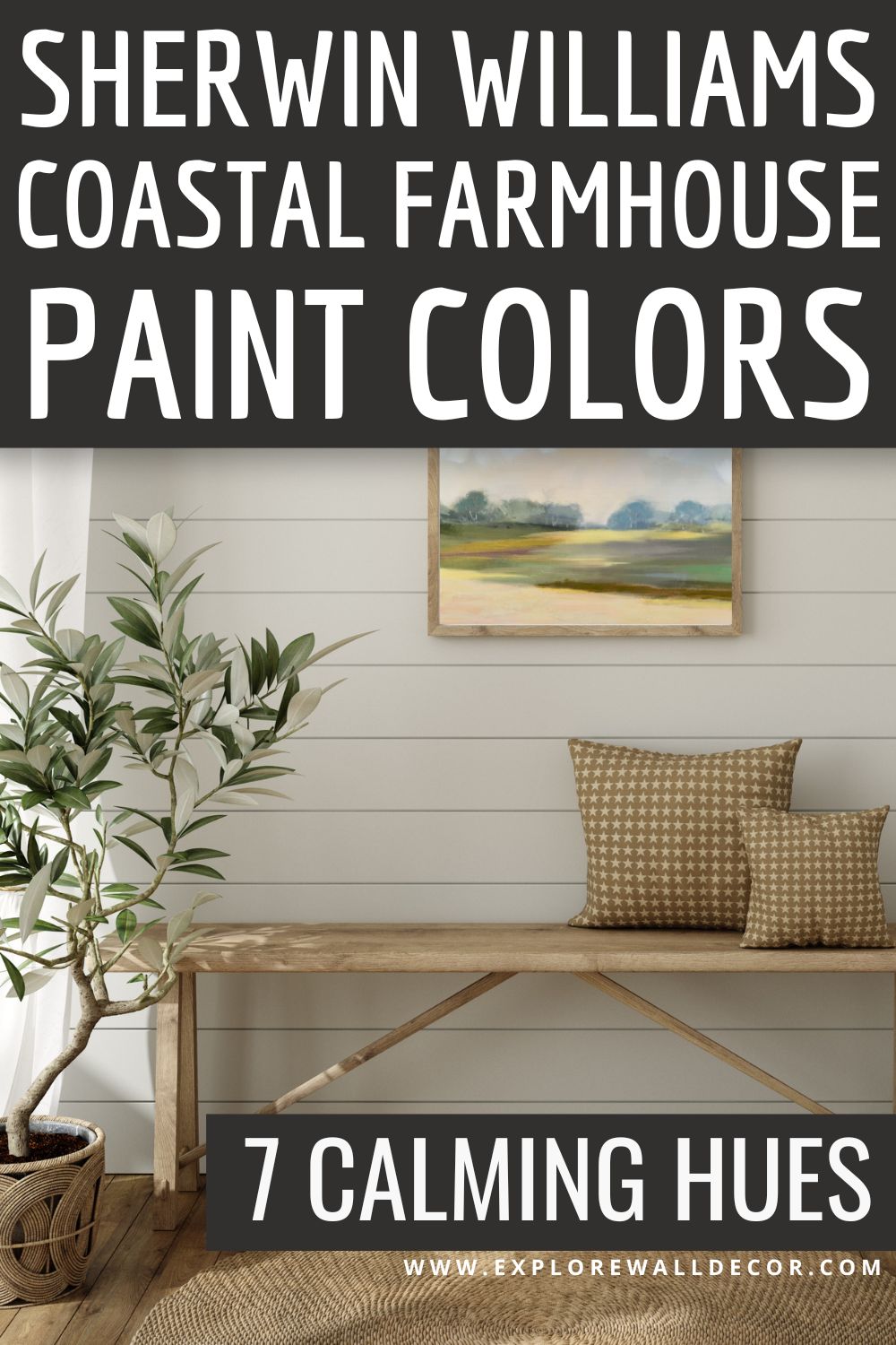 7 Serene Sherwin Williams Coastal Farmhouse Interior Paint Colors ...