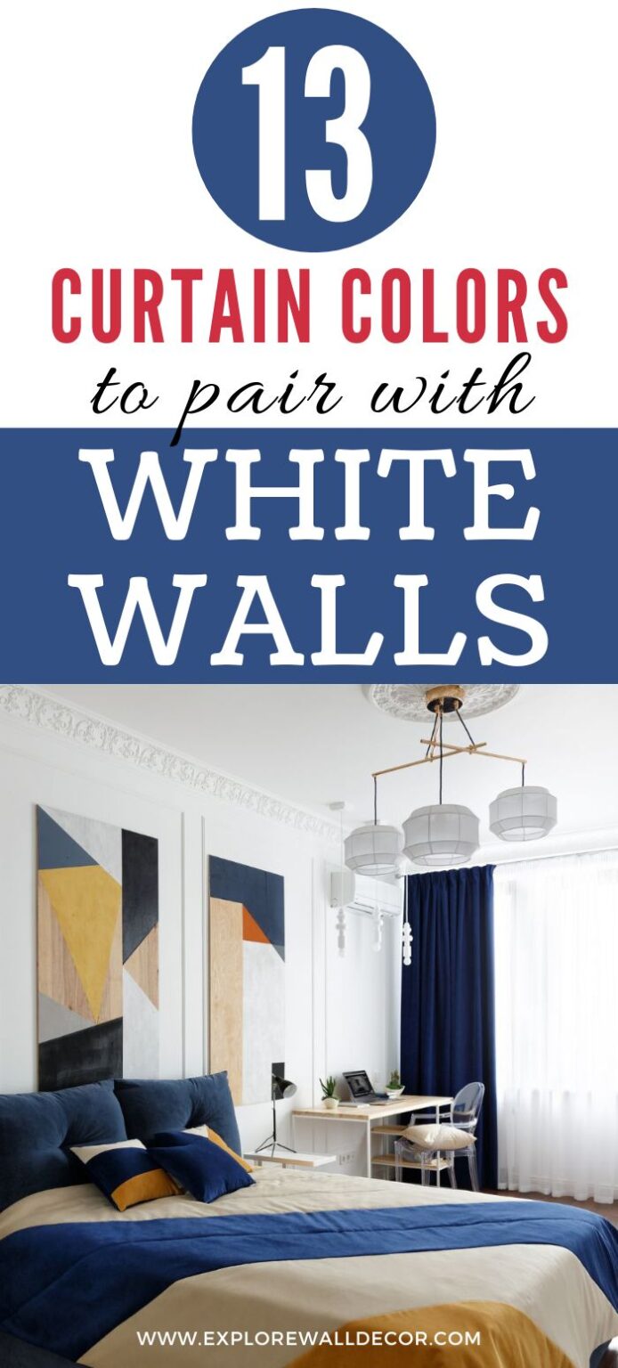 13 Best Curtain Colors for White Walls - Explore Wall Decor