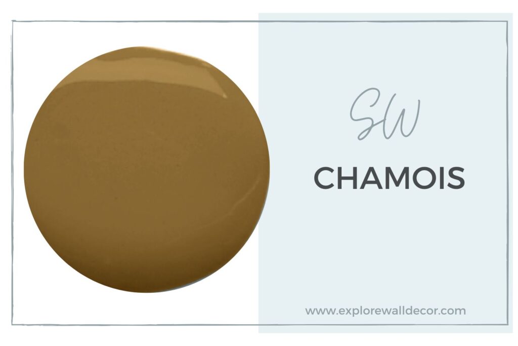 sw chamois, a rich caramel wall color for the home office