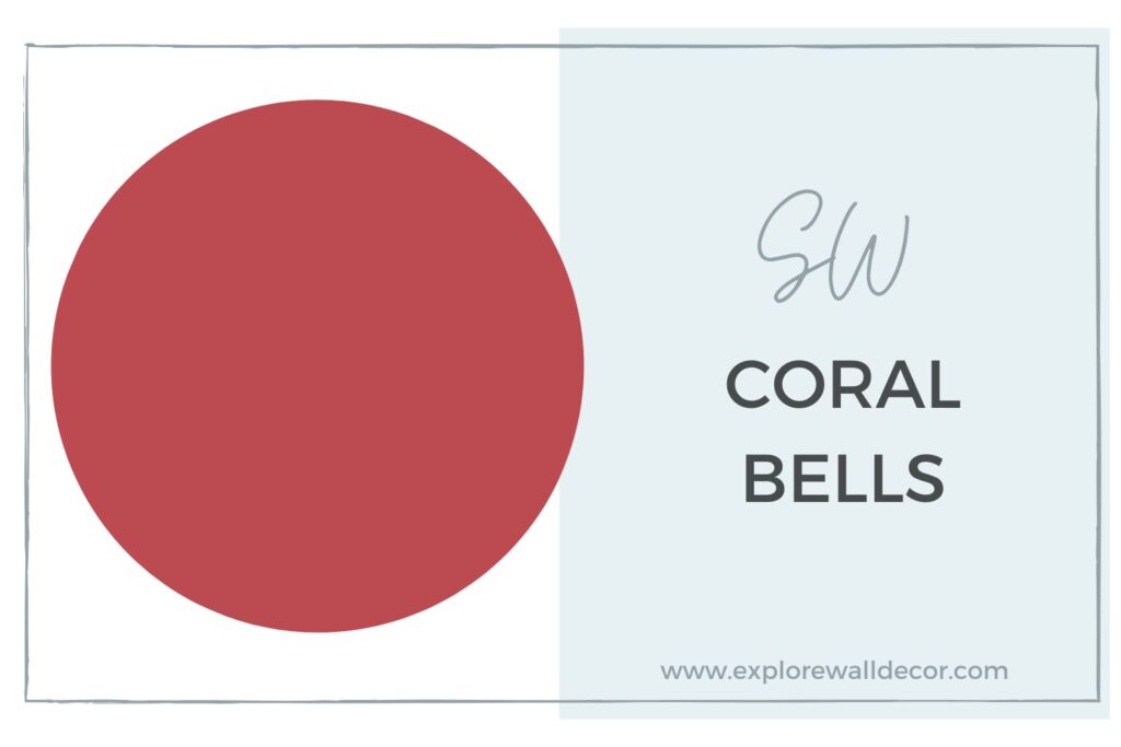 sw coral bells bold paint color