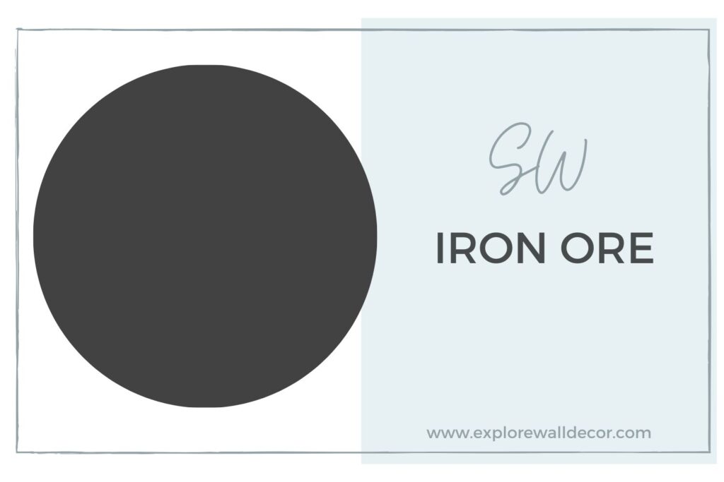 sw iron ore home office wall color