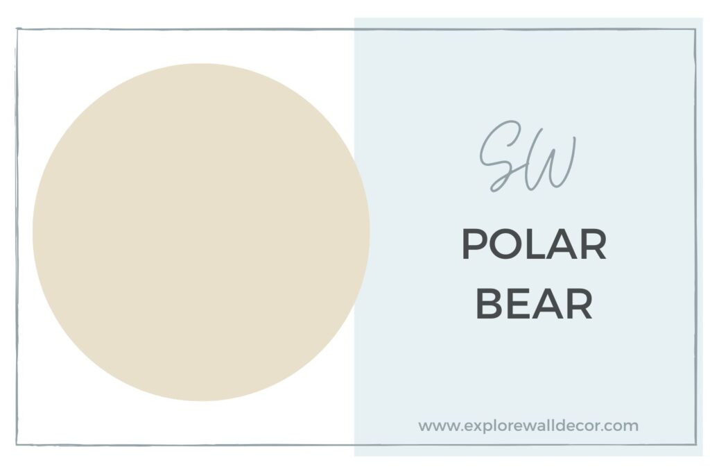 sherwin williams polar bear, a neutral home office paint color